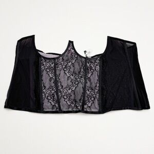 Torrid 6+ Elegant Black Lace Women's Corset